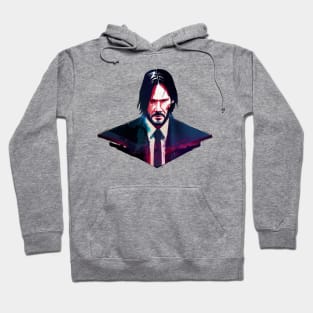 Portrait of John Wick Hoodie